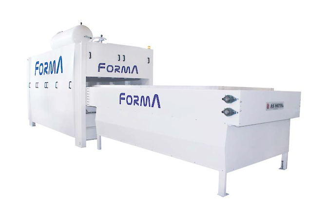Vacuum-Membrane Press