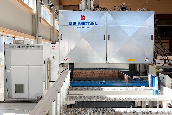 Solid Wood Panel and Beam Lamination Line